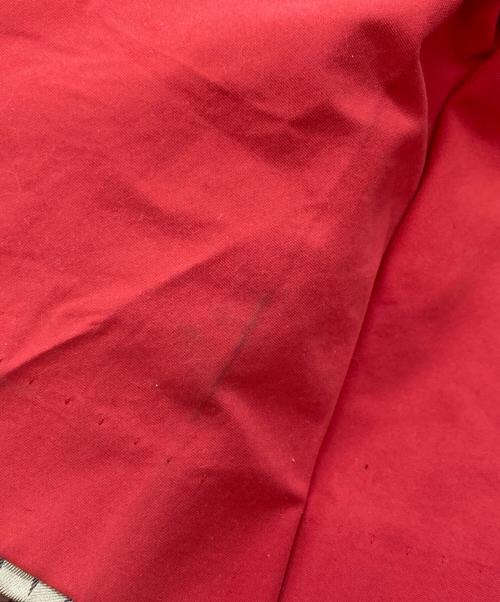 BURBERRY BLUE LABEL（バーバリー ブルー レーベル）BURBERRY BLUE LABEL (バーバリー ブルー レーベル) 金釦トレンチコート レッド サイズ:38の古着・服飾アイテム