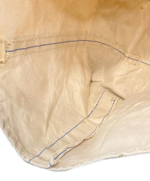 L.L.Bean（エルエルビーン）L.L.Bean (エルエルビーン) キャンバストートバッグ ベージュ×グリーンの古着・服飾アイテム