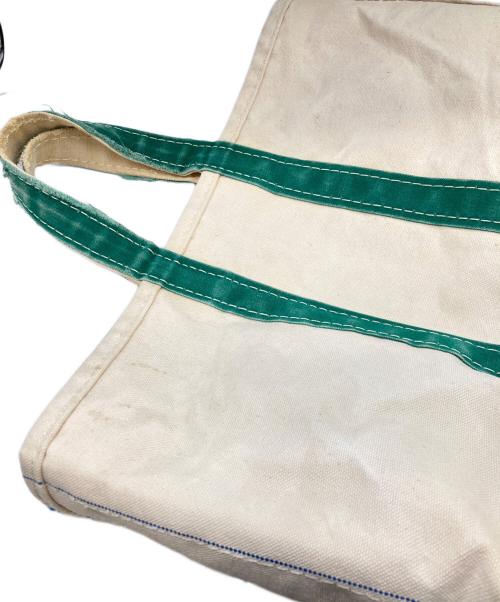 L.L.Bean（エルエルビーン）L.L.Bean (エルエルビーン) キャンバストートバッグ ベージュ×グリーンの古着・服飾アイテム