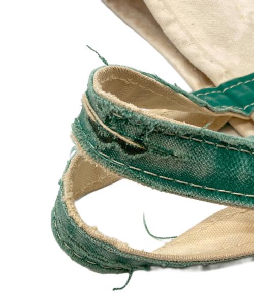 L.L.Bean（エルエルビーン）L.L.Bean (エルエルビーン) キャンバストートバッグ ベージュ×グリーンの古着・服飾アイテム