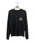 CHROME HEARTSクロムハーツ）の古着「ロングスリーブカットソー」｜ブラック