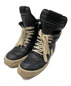 RICK OWENSリックオウエンス）の古着「ジオバスケット」｜ホワイト×ブラック