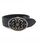 DEAL DESIGNディールデザイン）の古着「レザーブレスレット」｜ブラック