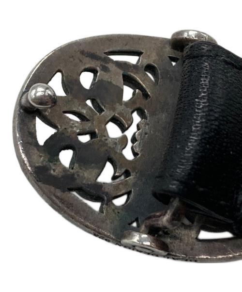 DEAL DESIGN（ディールデザイン）DEAL DESIGN (ディールデザイン) レザーブレスレット ブラックの古着・服飾アイテム