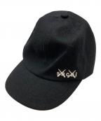 sacaiサカイ）の古着「Melton Cap」｜ブラック