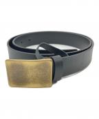 INSCRIREアンスクリア）の古着「レザーベルト」｜ブラック