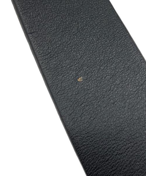 INSCRIRE（アンスクリア）INSCRIRE (アンスクリア) レザーベルト ブラック サイズ:80の古着・服飾アイテム