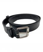 COMME des GARCONSコムデギャルソン）の古着「レザーベルト」｜ブラック