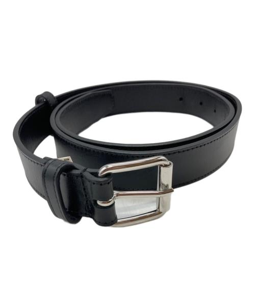 COMME des GARCONS（コムデギャルソン）COMME des GARCONS (コムデギャルソン) レザーベルト ブラック サイズ:Ｍの古着・服飾アイテム