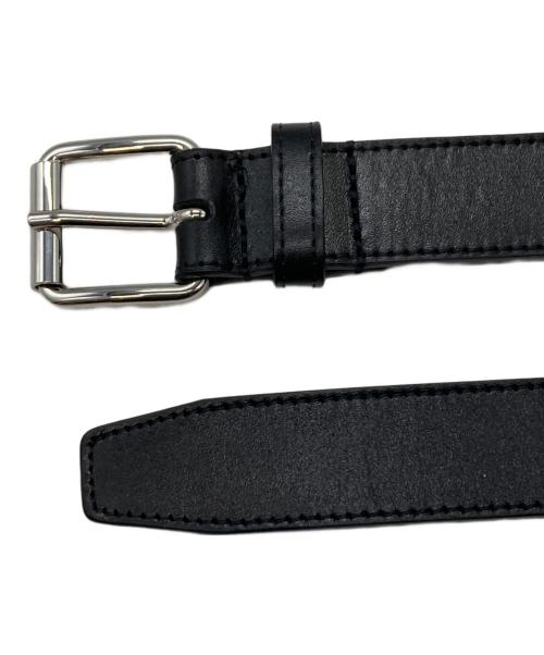 COMME des GARCONS（コムデギャルソン）COMME des GARCONS (コムデギャルソン) レザーベルト ブラック サイズ:Ｍの古着・服飾アイテム