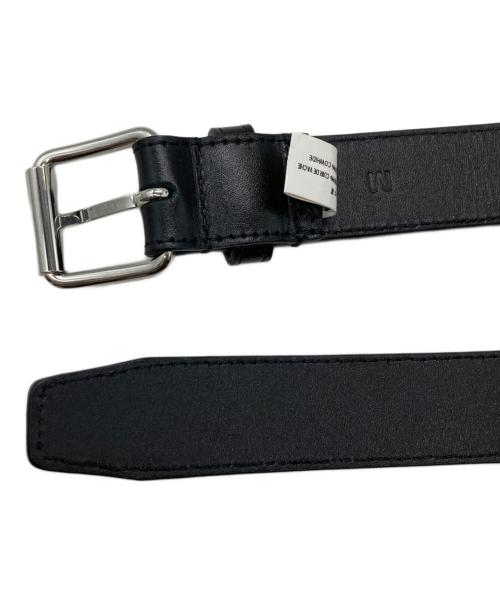 COMME des GARCONS（コムデギャルソン）COMME des GARCONS (コムデギャルソン) レザーベルト ブラック サイズ:Ｍの古着・服飾アイテム