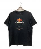 F.C.R.B.×MARVELエフシーレアルブリストル×マーベル）の古着「プリントTシャツ」｜ブラック