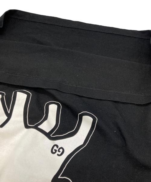 GUCCI（グッチ）GUCCI (グッチ) 19AW Oversize Tee with Gucci Lamb ブラック サイズ:XLの古着・服飾アイテム