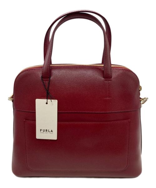 FURLA（フルラ）FURLA (フルラ) パイパー2WAYバッグ レッドの古着・服飾アイテム