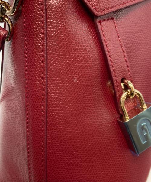 FURLA（フルラ）FURLA (フルラ) パイパー2WAYバッグ レッドの古着・服飾アイテム