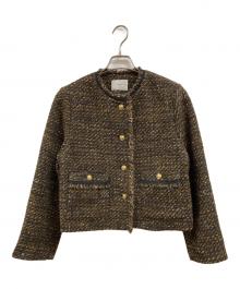 IENA（イエナ）の古着「GIOLICA ツイードジャケット」｜ブラウン