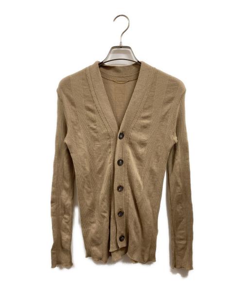 DEUXIEME CLASSE（ドゥーズィエム クラス）Deuxieme Classe (ドゥーズィエム クラス) ニットカーディガン ベージュ サイズ:Freeの古着・服飾アイテム