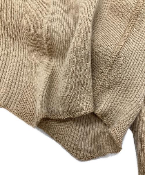 DEUXIEME CLASSE（ドゥーズィエム クラス）Deuxieme Classe (ドゥーズィエム クラス) ニットカーディガン ベージュ サイズ:Freeの古着・服飾アイテム