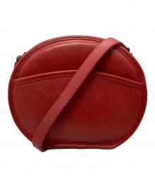 COACH（コーチ）の古着「レザーショルダーバッグ」｜レッド