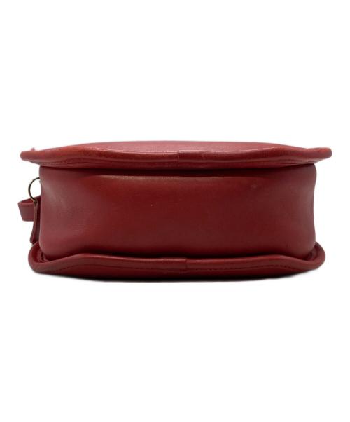 COACH（コーチ）COACH (コーチ) レザーショルダーバッグ レッドの古着・服飾アイテム