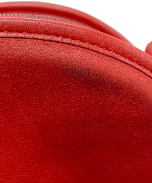 COACH（コーチ）COACH (コーチ) レザーショルダーバッグ レッドの古着・服飾アイテム