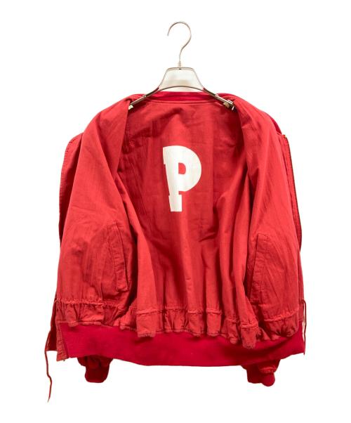 PINK HOUSE（ピンクハウス）PINK HOUSE (ピンクハウス) リバーシMA-1ブルゾン レッド サイズ:Freeの古着・服飾アイテム