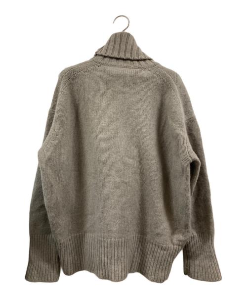 GALERIE VIE（ギャルリーヴィー）GALERIE VIE (ギャルリーヴィー) ファインウール ハイネックプルオーバー ベージュ サイズ:Ｍの古着・服飾アイテム
