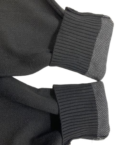 graniph（グラニフ）graniph (グラニフ) 「ビッギー」ウォッシャブルジャカードニット ブラック サイズ:Lの古着・服飾アイテム