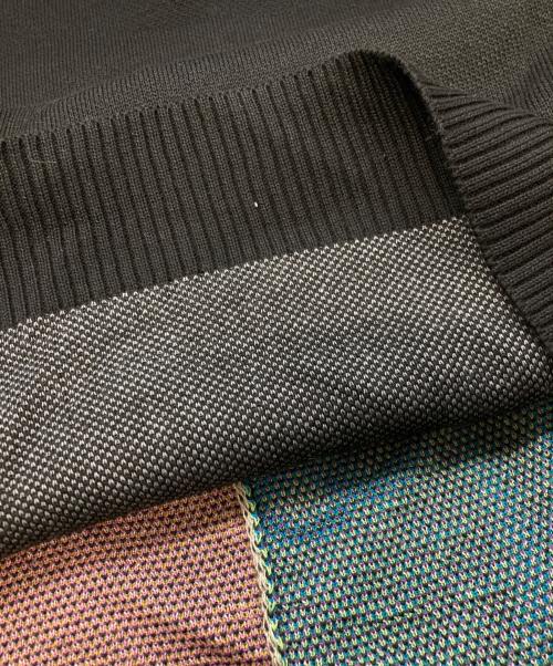 graniph（グラニフ）graniph (グラニフ) 「ビッギー」ウォッシャブルジャカードニット ブラック サイズ:Lの古着・服飾アイテム