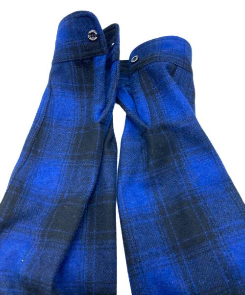 WACKO MARIA（ワコマリア）WACKO MARIA (ワコマリア) チェックフランネルシャツ ブルー×ブラック サイズ:Ｍの古着・服飾アイテム