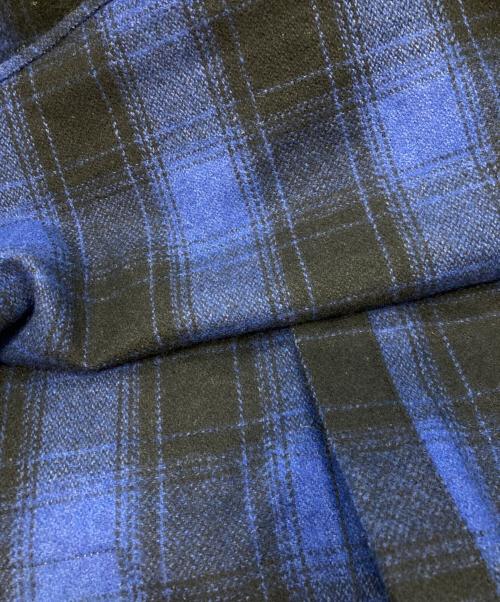 WACKO MARIA（ワコマリア）WACKO MARIA (ワコマリア) チェックフランネルシャツ ブルー×ブラック サイズ:Ｍの古着・服飾アイテム