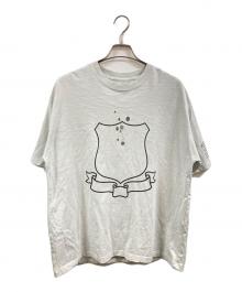 NUMBER (N)INE（ナンバーナイン）の古着「EMBLEM CLASH PIGMENT BIO TEE」｜ホワイト