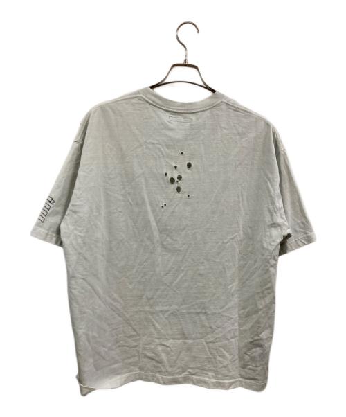 NUMBER (N)INE（ナンバーナイン）NUMBER (N)INE (ナンバーナイン) EMBLEM CLASH PIGMENT BIO TEE ホワイト サイズ:3の古着・服飾アイテム