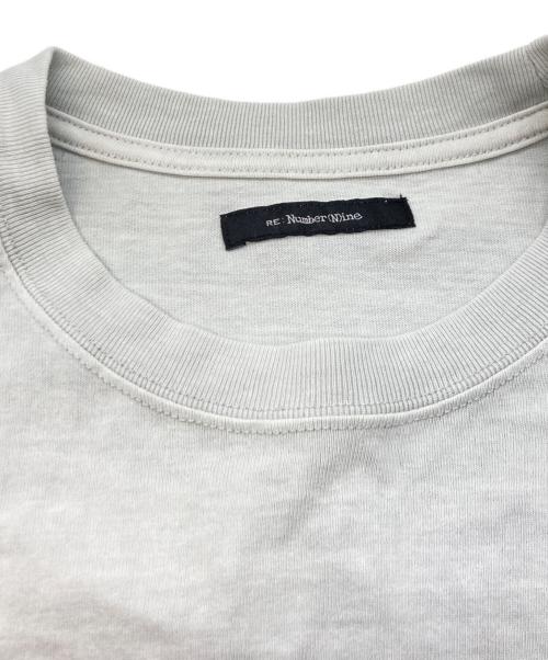 NUMBER (N)INE（ナンバーナイン）NUMBER (N)INE (ナンバーナイン) EMBLEM CLASH PIGMENT BIO TEE ホワイト サイズ:3の古着・服飾アイテム