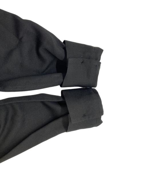 WACKO MARIA（ワコマリア）WACKO MARIA (ワコマリア) バッグ刺繍ストライプオープンカラーシャツ ブラック サイズ:Mの古着・服飾アイテム