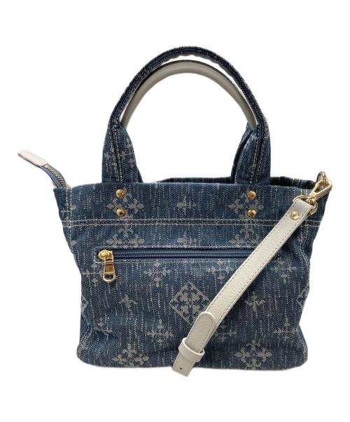 russet（ラシット）russet (ラシット) DENIM JACQUARD 2WAY バッグ インディゴの古着・服飾アイテム