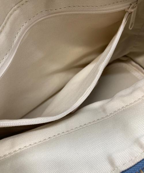 russet（ラシット）russet (ラシット) DENIM JACQUARD 2WAY バッグ インディゴの古着・服飾アイテム