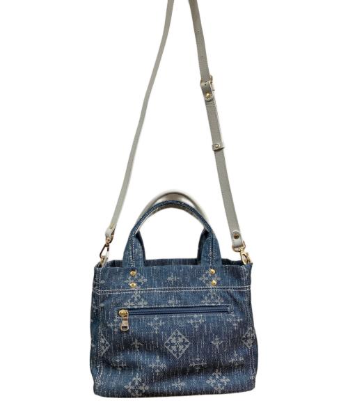 russet（ラシット）russet (ラシット) DENIM JACQUARD 2WAY バッグ インディゴの古着・服飾アイテム