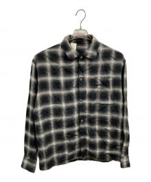 N.HOOLYWOOD（エヌ ハリウッド）の古着「オンブレチェックシャツ」｜ブラック