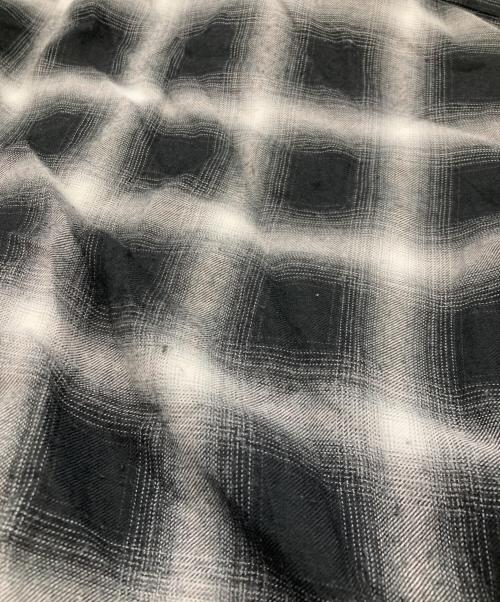 N.HOOLYWOOD（エヌ ハリウッド）N.HOOLYWOOD (エヌ ハリウッド) オンブレチェックシャツ ブラック サイズ:38の古着・服飾アイテム