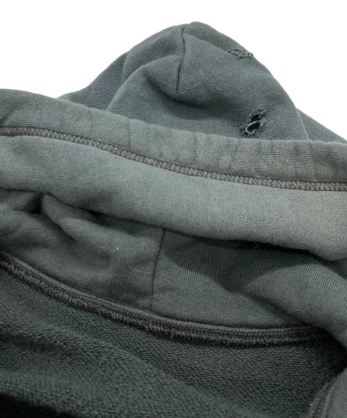 YELLO（イエロ）YELLO (イエロ) ダメージ加工ジップパーカー ネイビー サイズ:Freeの古着・服飾アイテム