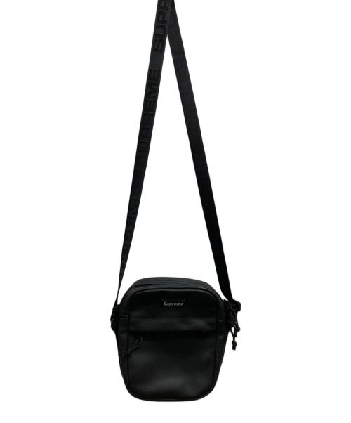 SUPREME（シュプリーム）Supreme (シュプリーム) leather shoulder bag ブラックの古着・服飾アイテム