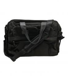 TUMI（トゥミ）の古着「ALPHA2エクスパンダブル オーガナイザー コンピューター ブリーフケース」｜ブラック