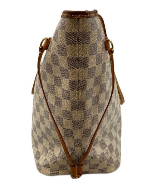 LOUIS VUITTON（ルイ ヴィトン）LOUIS VUITTON (ルイ ヴィトン) トートバッグ ホワイト×ブラウンの古着・服飾アイテム