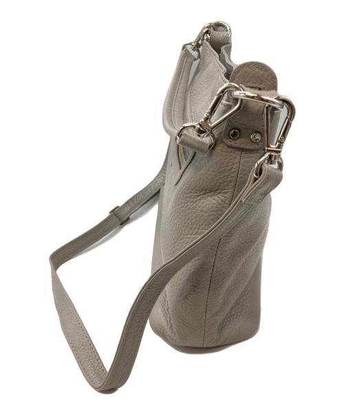 SALON DE ALFURD（サロン・ド・アルファード）SALON DE ALFURD (サロン・ド・アルファード) 2WAYレザーバッグ グレーの古着・服飾アイテム