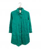 MaxMaraマックスマーラ）の古着「リネンシャツ」｜グリーン