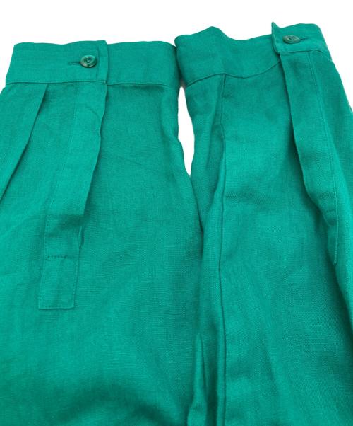 MaxMara（マックスマーラ）MaxMara (マックスマーラ) リネンシャツ グリーン サイズ:40の古着・服飾アイテム