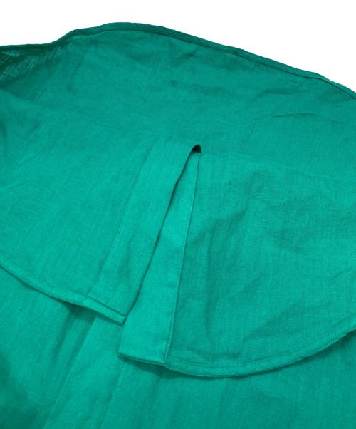 MaxMara（マックスマーラ）MaxMara (マックスマーラ) リネンシャツ グリーン サイズ:40の古着・服飾アイテム
