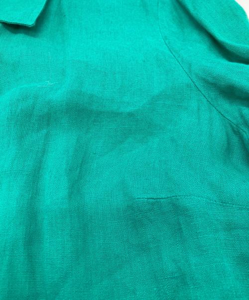 MaxMara（マックスマーラ）MaxMara (マックスマーラ) リネンシャツ グリーン サイズ:40の古着・服飾アイテム
