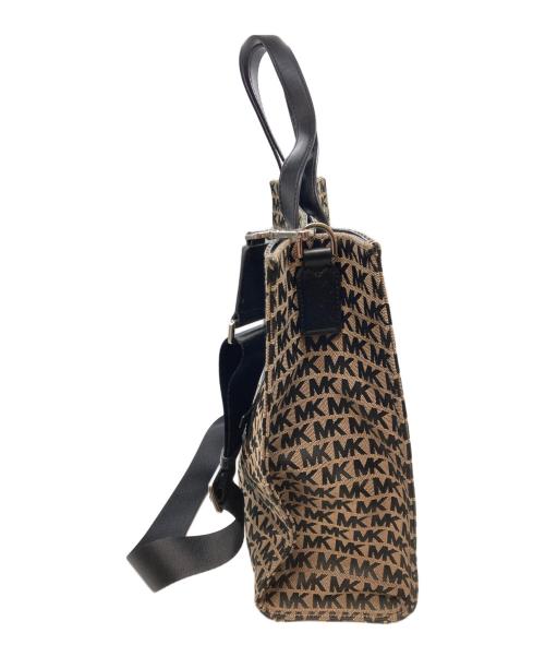 MICHAEL KORS（マイケル・コース）MICHAEL KORS (マイケル・コース) 2WAYショルダーバッグ ブラウンの古着・服飾アイテム